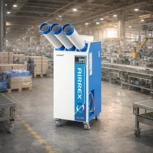 에어렉스 공냉식 3구 산업용 이동식 에어컨 창고 주차장 코끼리에어컨 HSC-3270R