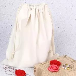 [라일리] Rly 34x40 무지 복조리파우치 캔버스