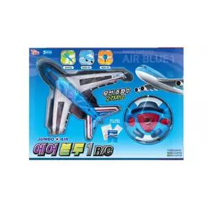 비행기놀이 유아 에어블루1 RC 무선조종 비행기 장난감 완구 1P