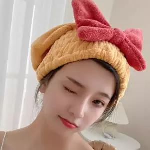 빅리본 헤어드라이 타월 샤워캡 두꺼운 초강력 흡수 헤어캡