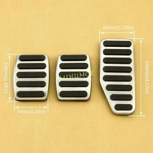 스즈키 지미 스위프트 이그니스 발레노 20112025 스테인레스 스틸 수동 클러치 브레이크 가스 페달 커버 카