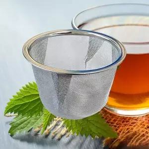 티타임 스텐레스 차거름망 2개 녹차 보이차 스텐망