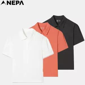 네파티셔츠카라티셔츠7M45260 여성 아이스콜드 시타 세미크롭 반팔 폴로 티셔츠 기존가 89.224794565223225