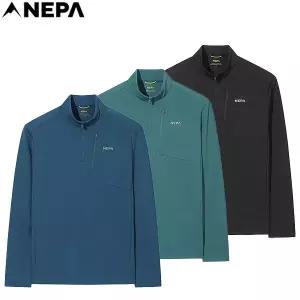 네파티셔츠집업티셔츠7M15401 남성 봄여름 패스파인더 베이직 긴팔 집업 티셔츠 기존가 79.224789145423225