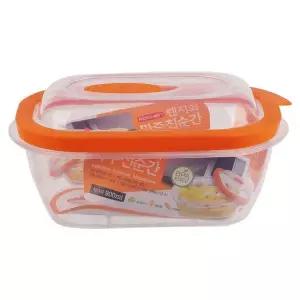 [콩심팥심]렌지와 마주친순간 렌지 용기 직사각 오렌지 900ml