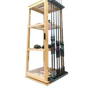 회전 진열장 낚시대 스탠드 루어낚시대 로드거치대