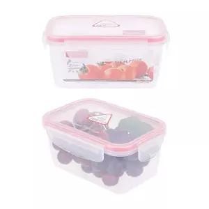 [콩심팥심]국산 직사각 냉장고 정리 밀폐 용기 반찬 통 680ml