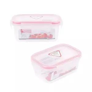 [콩심팥심]국산 직사각 냉장고 정리 밀폐 용기 반찬 통 300ml