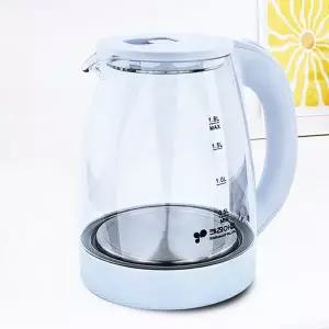 [골드스마일]키친아트 포이베 강화유리 무선주전자 1.8L 티포트 무선전기주전자