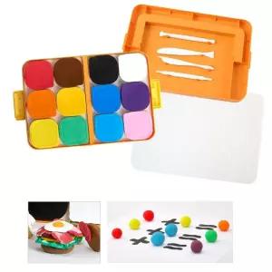 두돌아기 3살 색깔 촉감놀이 컬러 클레이 12색 창의력발달 고무찰흙