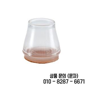 가구 패드 실리콘 의자 다리 바닥 보호대 투명 원형 슬라이더 펠트