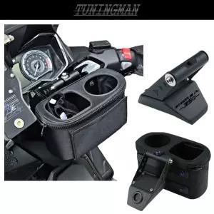 포르자350 컵홀더 2구 수납가방 멀티 거치대 크로스바