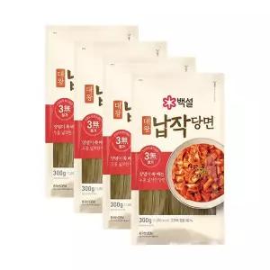 [하프클럽/CJ제일제당]백설 대왕 납작당면 300g x4개