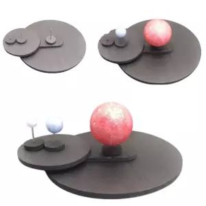 5set 6학년 지구달모형 운동 우드락 만들기 키트 초등과학교구