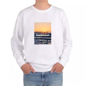 남여공용 맨투맨 썸머비치 여름휴가 파도타기 힐링 해변산책 그림선택 [AKC487]