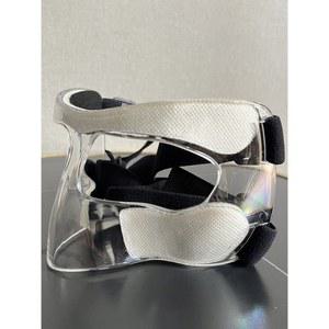 축구 안면 보호대 마스크 투명 골절 스포츠용 안전 헬스 골프 보호구 부상 운동 페이스가드