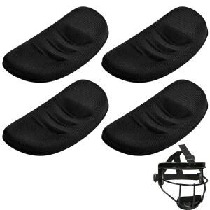 유니패밀리 4PCS 소프트볼 필더의 페이스 마스크 턱컵, 턱 패드 교체, 디펜스 야구용 포수