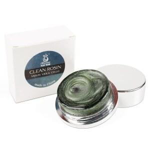 바이올린 로진, 첼로 로진, 은은한 천연 로진과 가벼운 저먼지, 뛰어난 그립감, 바이올린, 비올라, 첼로를 위한 보호 케이스 (1팩 실버)