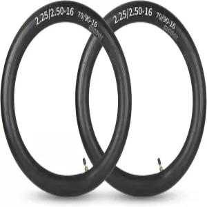 GICool 2.25/2.50-16인치(70/90-16인치) 더트 바이크 교체용 내부 튜브 TR4 밸브 스템이 장착된 2팩