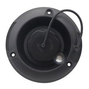 앰부커 RV 담수 입구 ABS 플라스틱 중력 충전 해치 입구에 방진 커버 및 필터 스크린 누수 방지 물탱크 교체 어댑터를 장착한 캠핑 차량 트레일러 보트 블랙