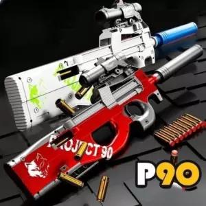 P90 탄피배출 전동 너프건 자동 소프트건