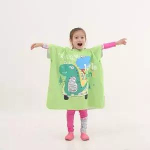 샤워가운 유아동 후드 비치타월 리틀디노