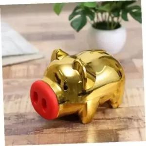 [문구/오피스] 저금통 귀여운 황금돼지 중형 어린이 돈 전략