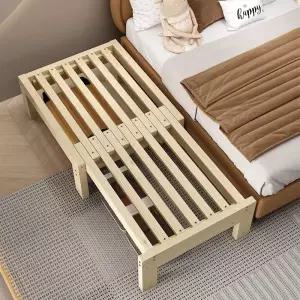 원목 평상 확장 매트리스 저상형 사이드 깔판 길이조절