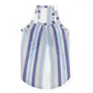 [반려] 강아지여름옷 린넨 원피스 블루 1P 애견 반려견