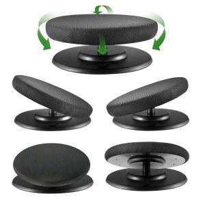 액티브 시트 밸런스 트레이너 및 코어 디스크 | 가정 또는 사무실용 휴대용 의자 자세 교정기 앉은 자세, 근력 안정성 향상