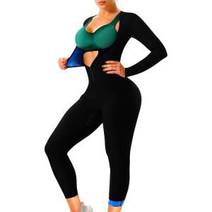 여성 허리 트레이너용 LMCOB 전신 사우나 수트 트레이닝 트레이닝복 트레이너 운동 여성용