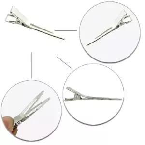 미니 옆머리 앞머리 집게핀 메탈 헤어 고정핀 4.5cm