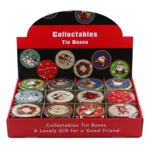 학원 팬시 선물 크리스마스 마카롱 틴케이스 12개 [AAE3334]