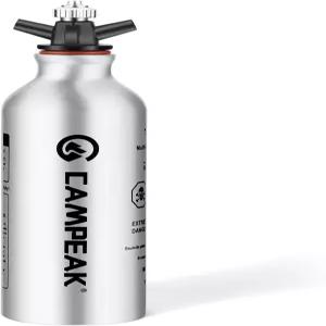 안전 밸브가 있는 야외 캠핑용 CAMPEAK 액체 연료 병 0.5L
