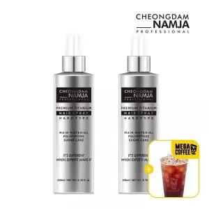 청담남자 메가커피 기프티콘 청담남자프리미엄 헤어스프레이고정 헤어픽서 남녀공용 하드타입 2개