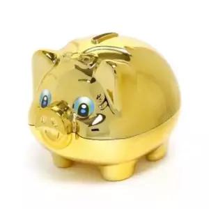 [문구] 골드 돼지 저금통 대형 동전 저축 통잔돈 통장 저축용품
