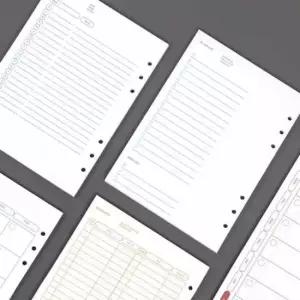 [문구] 수첩 리필 속지 6공 플래너 내지 꾸미기 다이어리