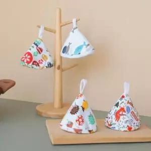 오븐손잡이 꼬깔 미니냄비손잡이 뚜껑 밥솥 찌개 후라이팬 장갑