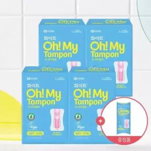 화이트 오마이탐폰 체내형 생리대 레귤러 12개입 X 4팩