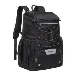 모시오 야구 배트백, 남성용 대용량 백팩, 경량 소프트볼 장비 백팩 캐처 기어백, 트레이닝 스포츠용 펜스 후크 및 신발 수납 공간 포함, 블랙