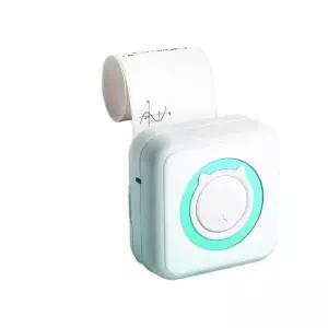 영수증 사진기 카메라 프린터 인화기 화이트그린 접착제 17롤