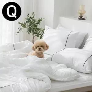 이불베개세트 테라피 호텔 차렵 이불 베개커버세트 퀸 Q 화이트 M2