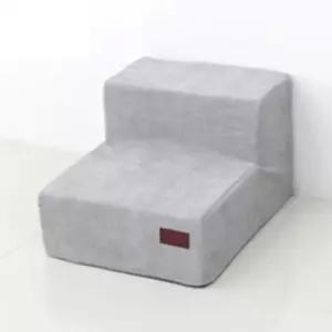 [반려] 강아지 스웰 계단 2단 그레이 1P 애견 침대 소파 스텝