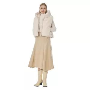 SOUP 여성 인조퍼 다운 베스트 코스트코 두레샵2603