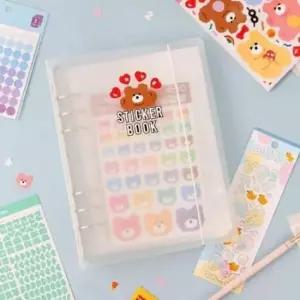 [문구] 투명 A5 바인더 커버 다이어리 정리함 속지 수납