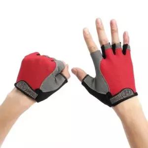 헬스반장갑 액티브 메쉬 스포츠 반장갑 레드 싸이클장갑