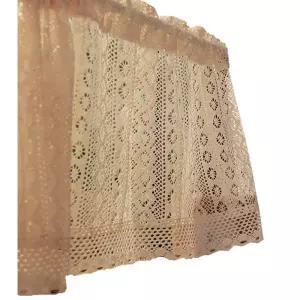 레이스 커튼 창문 가리개 바란스 주방 패브릭 중문 가림막 블라인드