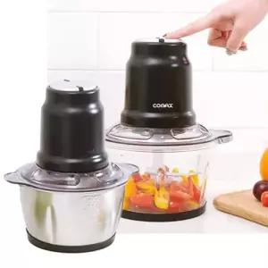 다지기 코멕스 유리용기 스텐용기 멀티다지기 마늘까기 2중칼날 대용량 분쇄기 믹서기 마늘박피기 2L