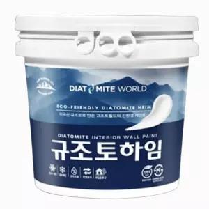 규조토 몰탈 곰팡이 방지 페인트 결로 방지 셀프 페인트 5kg 화이트
