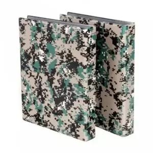 [문구] 군용 서류 정리철 클리어 A4 화일홀더 40매 문서 보관 박스 1개